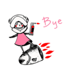 LU LU ＆ Salmon（個別スタンプ：11）