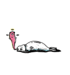 LU LU ＆ Salmon（個別スタンプ：13）
