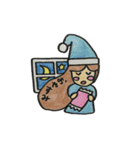 モヒモヒした女の子（個別スタンプ：3）