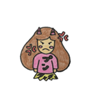 モヒモヒした女の子（個別スタンプ：28）