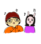 We are loving each other (Ha＆Da)（個別スタンプ：27）
