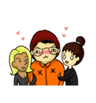 We are loving each other (Ha＆Da)（個別スタンプ：35）
