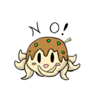 ゆめみごこちのたこやきちゃん（個別スタンプ：3）