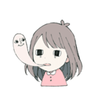 Tired Girl ＆ Her Soul（個別スタンプ：1）