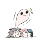 Tired Girl ＆ Her Soul（個別スタンプ：14）