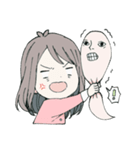 Tired Girl ＆ Her Soul（個別スタンプ：36）