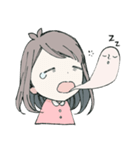 Tired Girl ＆ Her Soul（個別スタンプ：39）