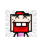 Ha3Chong: Facebox Family 8bit（個別スタンプ：2）