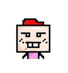 Ha3Chong: Facebox Family 8bit（個別スタンプ：8）