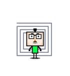 Ha3Chong: Facebox Family 8bit（個別スタンプ：19）