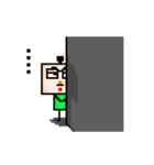Ha3Chong: Facebox Family 8bit（個別スタンプ：21）