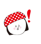 赤ドット帽（個別スタンプ：6）