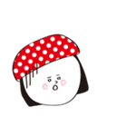 赤ドット帽（個別スタンプ：7）