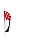 赤ドット帽（個別スタンプ：8）