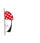 赤ドット帽（個別スタンプ：9）