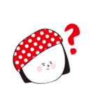 赤ドット帽（個別スタンプ：11）