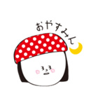 赤ドット帽（個別スタンプ：38）