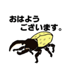 カブトムシ＆クワガタスタンプ（日常ver）（個別スタンプ：1）
