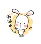 うさぎのもちこ（個別スタンプ：1）