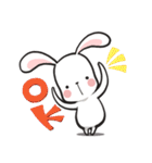 うさぎのもちこ（個別スタンプ：2）