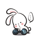 うさぎのもちこ（個別スタンプ：22）