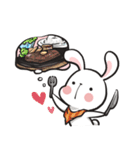 うさぎのもちこ（個別スタンプ：36）