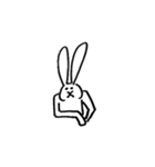 うさのすけ（無言）（個別スタンプ：2）