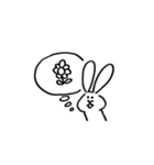 うさのすけ（無言）（個別スタンプ：7）