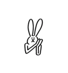 うさのすけ（無言）（個別スタンプ：22）