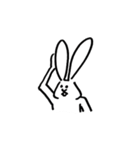 うさのすけ（無言）（個別スタンプ：23）