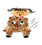 幼稚園児 あやちゃん 1（個別スタンプ：20）