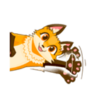 Fox on the left side！（個別スタンプ：1）