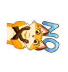 Fox on the left side！（個別スタンプ：4）