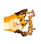 Fox on the left side！（個別スタンプ：6）