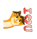 Fox on the left side！（個別スタンプ：9）