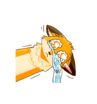Fox on the left side！（個別スタンプ：12）
