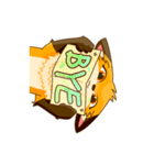 Fox on the left side！（個別スタンプ：16）
