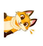 Fox on the left side！（個別スタンプ：18）