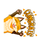 Fox on the left side！（個別スタンプ：22）