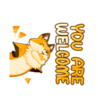 Fox on the left side！（個別スタンプ：25）
