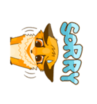 Fox on the left side！（個別スタンプ：28）