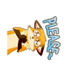 Fox on the left side！（個別スタンプ：29）
