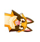 Fox on the left side！（個別スタンプ：32）