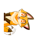 Fox on the left side！（個別スタンプ：33）