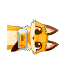 Fox on the left side！（個別スタンプ：38）