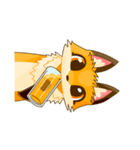 Fox on the left side！（個別スタンプ：39）