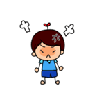 Boy ＆ unknown creatures（個別スタンプ：7）