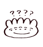 白いうさちゃんスタンプ（個別スタンプ：16）