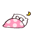 白いうさちゃんスタンプ（個別スタンプ：20）