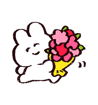 白いうさちゃんスタンプ（個別スタンプ：29）